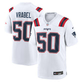 NFL Mike Vrabel New England Patriots Retired Player Game Jersey - White
