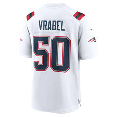 NFL Mike Vrabel New England Patriots Retired Player Game Jersey - White