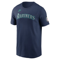Ichiro Suzuki Seattle Mariners Nike 2025 National Baseball Hall of Fame Name & Number T-Shirt - Navy T-shirts