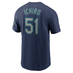 Ichiro Suzuki Seattle Mariners Nike 2025 National Baseball Hall of Fame Name & Number T-Shirt - Navy T-shirts