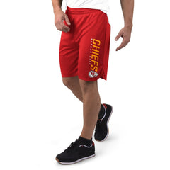 Kansas City Chiefs MSX by Michael Strahan Mesh Shorts Red