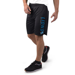 Detroit Lions MSX by Michael Strahan Mesh Shorts Black
