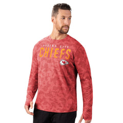 Kansas City Chiefs MSX by Michael Strahan Performance Camo Long Sleeve T-Shirt Red