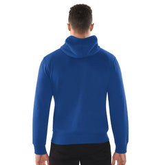 Buffalo Bills Starter Distressed Classic Full-Zip Hoodie Royal