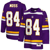 NFL Randy Moss Minnesota Vikings Youth Hockey Fashion Jersey - Purple on sale
