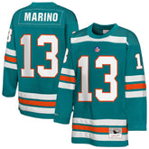 NFL Dan Marino Miami Dolphins Youth Hockey Fashion Jersey - Aqua sale