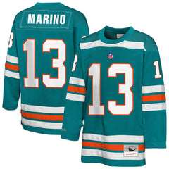 NFL Dan Marino Miami Dolphins Youth Hockey Fashion Jersey - Aqua sale