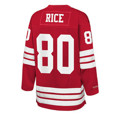 NFL Jerry Rice San Francisco 49ers Youth Hockey Fashion Jersey - Scarlet online