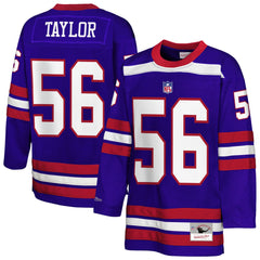 NFL Lawrence Taylor New York Giants Youth Hockey Fashion Jersey - Royal discount