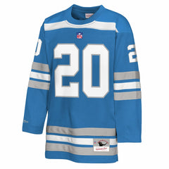 NFL Barry Sanders Detroit Lions Youth Hockey Fashion Jersey - Blue online