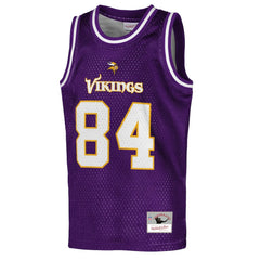NFL Randy Moss Minnesota Vikings Youth Retired Player NFL Basketball Fashion Jersey - Purple online
