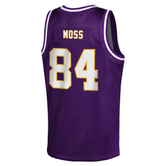 NFL Randy Moss Minnesota Vikings Youth Retired Player NFL Basketball Fashion Jersey - Purple online