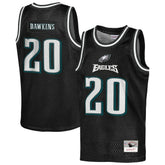 Brian Dawkins Philadelphia Eagles Youth Retired Player NFL Basketball Fashion Jersey Black