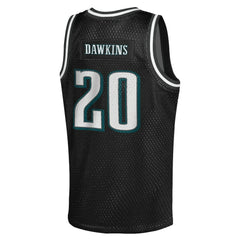 Brian Dawkins Philadelphia Eagles Youth Retired Player NFL Basketball Fashion Jersey Black