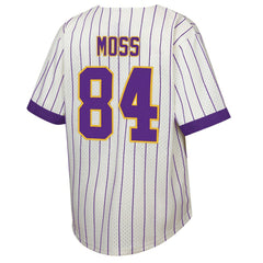 NFL Randy Moss Minnesota Vikings Youth Retired Player Name & Number Baseball Jersey - Cream cheap