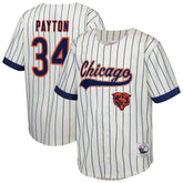 Walter Payton Chicago Bears Youth Retired Player Name & Number Baseball Jersey Cream