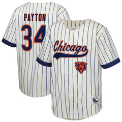 NFL Walter Payton Chicago Bears Youth Retired Player Name & Number Baseball Jersey - Cream sale