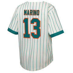 NFL Dan Marino Miami Dolphins Youth Retired Player Name & Number Baseball Jersey - Cream sale