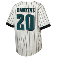 Brian Dawkins Philadelphia Eagles Youth Retired Player Name & Number Baseball Jersey Cream