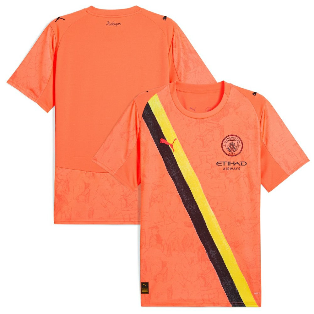 Manchester City x KidSuper 2025 FIFA Club World Cup Replica Jersey Orange sale