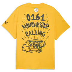 Manchester City 2025 FIFA Club World Cup Hoops T-Shirt Yellow