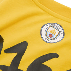 Manchester City 2025 FIFA Club World Cup Hoops T-Shirt Yellow
