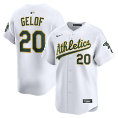 MLB Zack Gelof Athletics Nike Home Limited Player Jersey - White