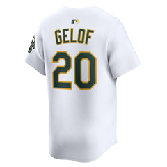 MLB Zack Gelof Athletics Nike Home Limited Player Jersey - White