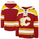 NHL Calgary Flames '47 Superior Lacer Hoodie - Red