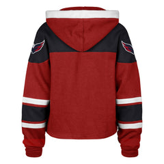 NHL Washington Capitals '47 Women's Cropped Lacer Hoodie - Red