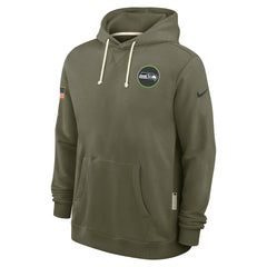 Seattle Seahawks 2025 Salute to Service Sideline Standard Issue Dri-FIT Hoodie Olive