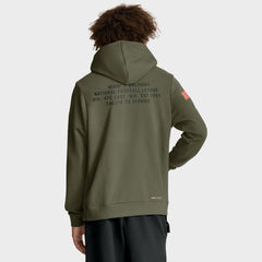 Miami Dolphins 2025 Salute to Service Sideline Standard Issue Dri-FIT Hoodie Olive