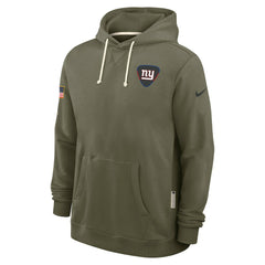 New York Giants 2025 Salute to Service Sideline Standard Issue Dri-FIT Hoodie Olive