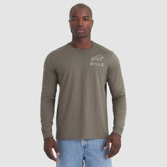 Buffalo Bills 2025 Salute to Service Sideline Long Sleeve T-Shirt Olive