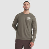 Cleveland Browns 2025 Salute to Service Sideline Long Sleeve T-Shirt Olive