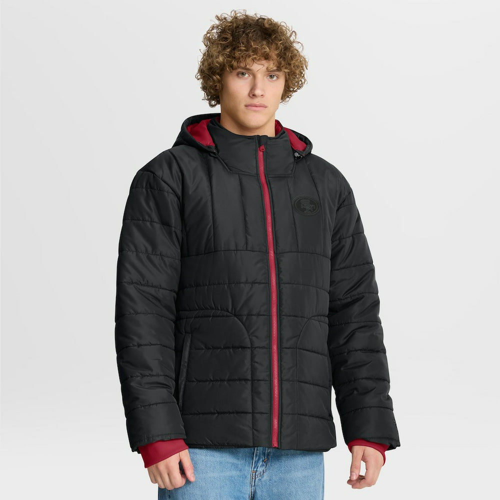 San Francisco 49ers Full-Zip Hooded Jacket Black