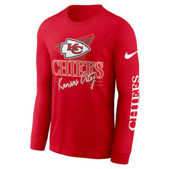 Kansas City Chiefs Rewind Long Sleeve T-Shirt Red