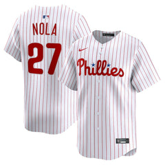 MLB Aaron Nola Philadelphia Phillies Nike Home Limited Player Jersey - White
