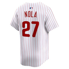 MLB Aaron Nola Philadelphia Phillies Nike Home Limited Player Jersey - White