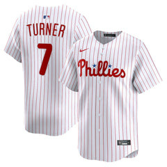 MLB Trea Turner Philadelphia Phillies Nike Home Limited Player Jersey - White
