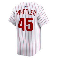 MLB Zack Wheeler Philadelphia Phillies Nike Home Limited Player Jersey - White