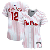 MLB Kyle Schwarber Philadelphia Phillies Nike Women's Home Limited Player Jersey - White