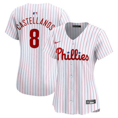 MLB Nick Castellanos Philadelphia Phillies Nike Women's Home Limited Player Jersey - White