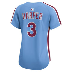 MLB Bryce Harper Philadelphia Phillies Nike Women's Alternate Limited Player Jersey - Light Blue