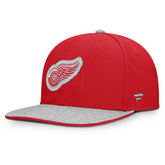 NHL Detroit Red Wings Fanatics Fundamentals Loden Snapback Hat - Red