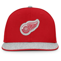 NHL Detroit Red Wings Fanatics Fundamentals Loden Snapback Hat - Red