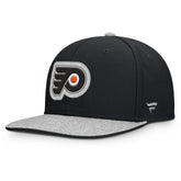 NHL Philadelphia Flyers Fanatics Fundamentals Loden Snapback Hat - Black