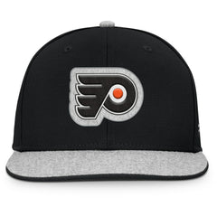 NHL Philadelphia Flyers Fanatics Fundamentals Loden Snapback Hat - Black