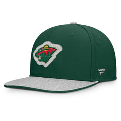 NHL Minnesota Wild Fanatics Fundamentals Loden Snapback Hat - Green