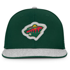 NHL Minnesota Wild Fanatics Fundamentals Loden Snapback Hat - Green
